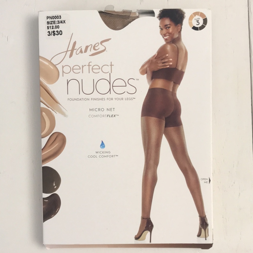 HANES Perfect Nudes Micro Wicking Size 3/4X NWT Color 3 New Opened Package - Picture 1 of 7